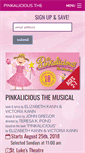 Mobile Screenshot of pinkaliciousthemusical.com